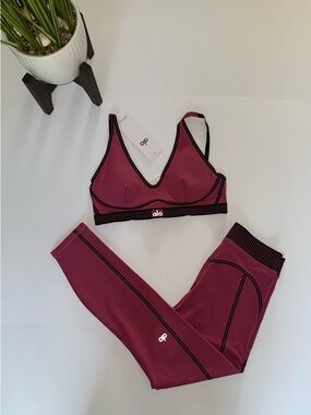 ALO Matchig Set Wine Pink🍷✨✨